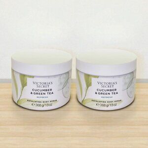 🆕Victoria’s Secret Cucumber & Green Tea Exfoliating Body Scrub Bundle/Lot